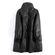 Кожаная куртка 2020冬季新款海宁真皮羽绒服女士中长款休闲皮夹克 绵羊皮衣外套