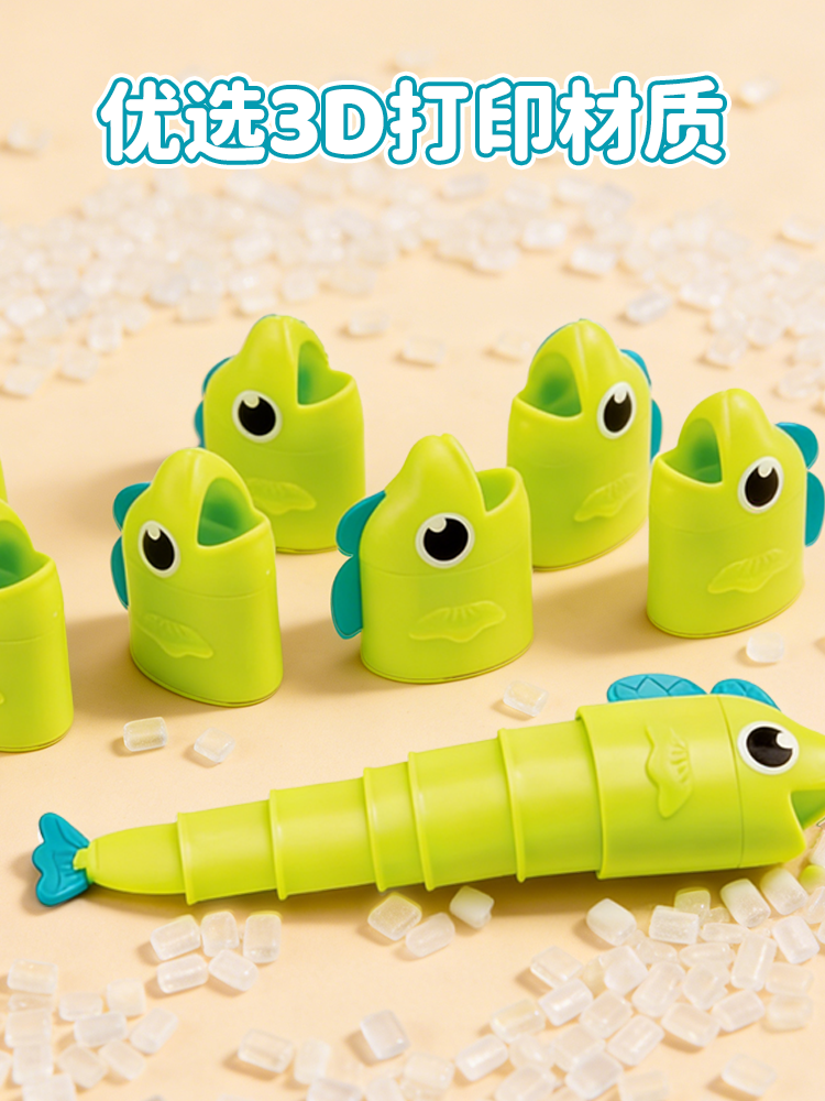 Fishing Toy Children's Fishing Battle Master Telescopic Fish Magnetic Attraction Baby Educational Game Length Comparison Board Game 3