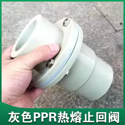 Gray PPR check valve check valve check valve 110 90 75 63 50 40 PPR hot melt check valve
