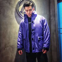 MAXPOWER Original Tide Brand Covered Men Thick Winter Stand Collar Short Leisure Couple Cold Cotton Suit