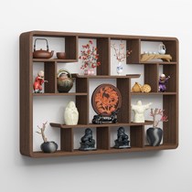  Duobaoge display cabinet Bogu rack Simple modern tea rack shelf strange stone display rack entrance screen 