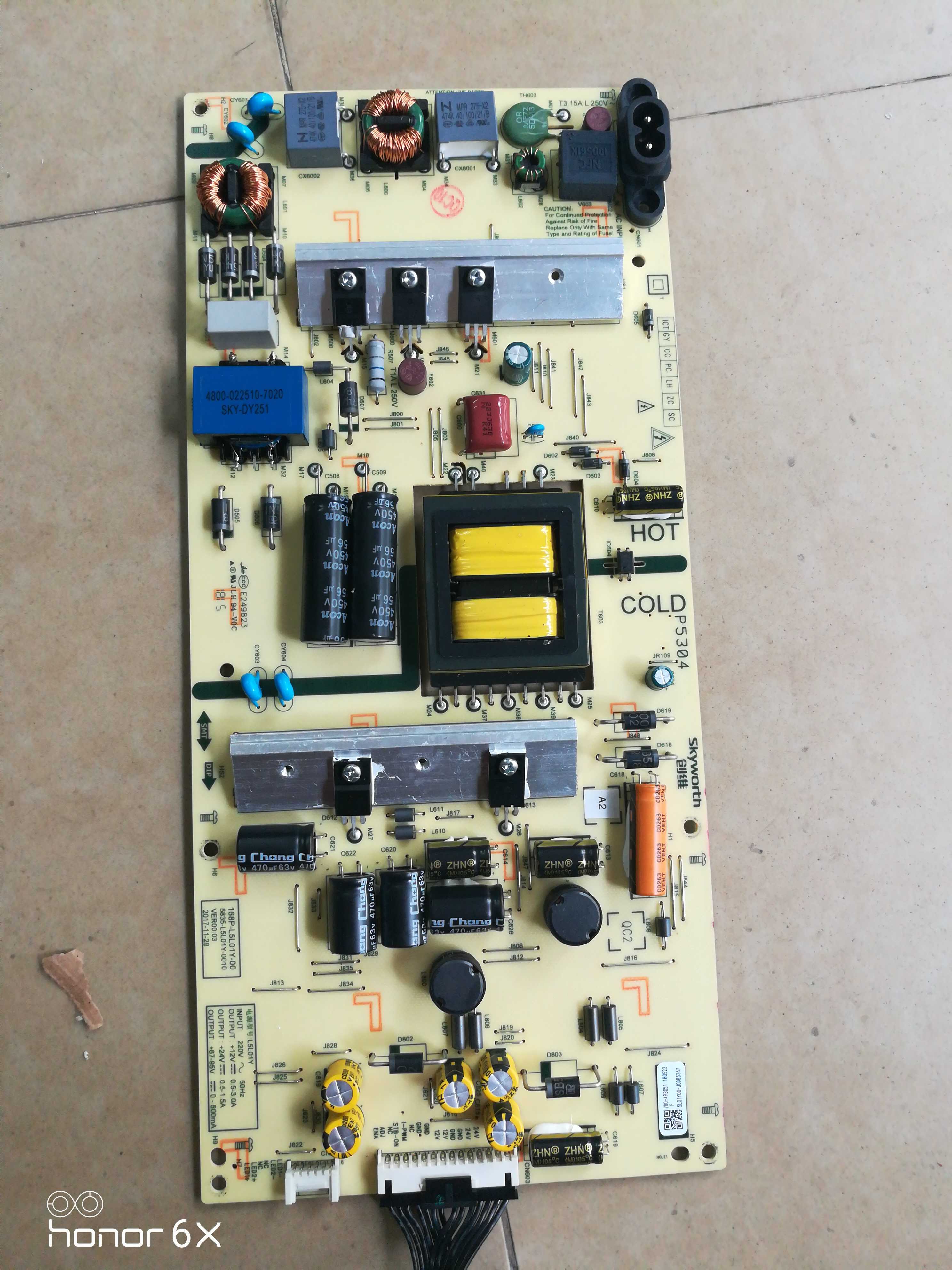 Original fit Genesis 55G3 5H5 power supply 168P-L5L01Y-00 168P-L5L01Y-00 5835-L5L01Y-0010 L5L01Y L5L01Y