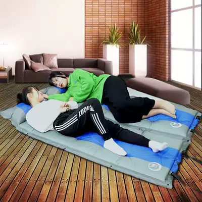 Home outdoor automatic inflatable cushion tent sleeping mat mattress portable thick moisture-proof double mat camping mat