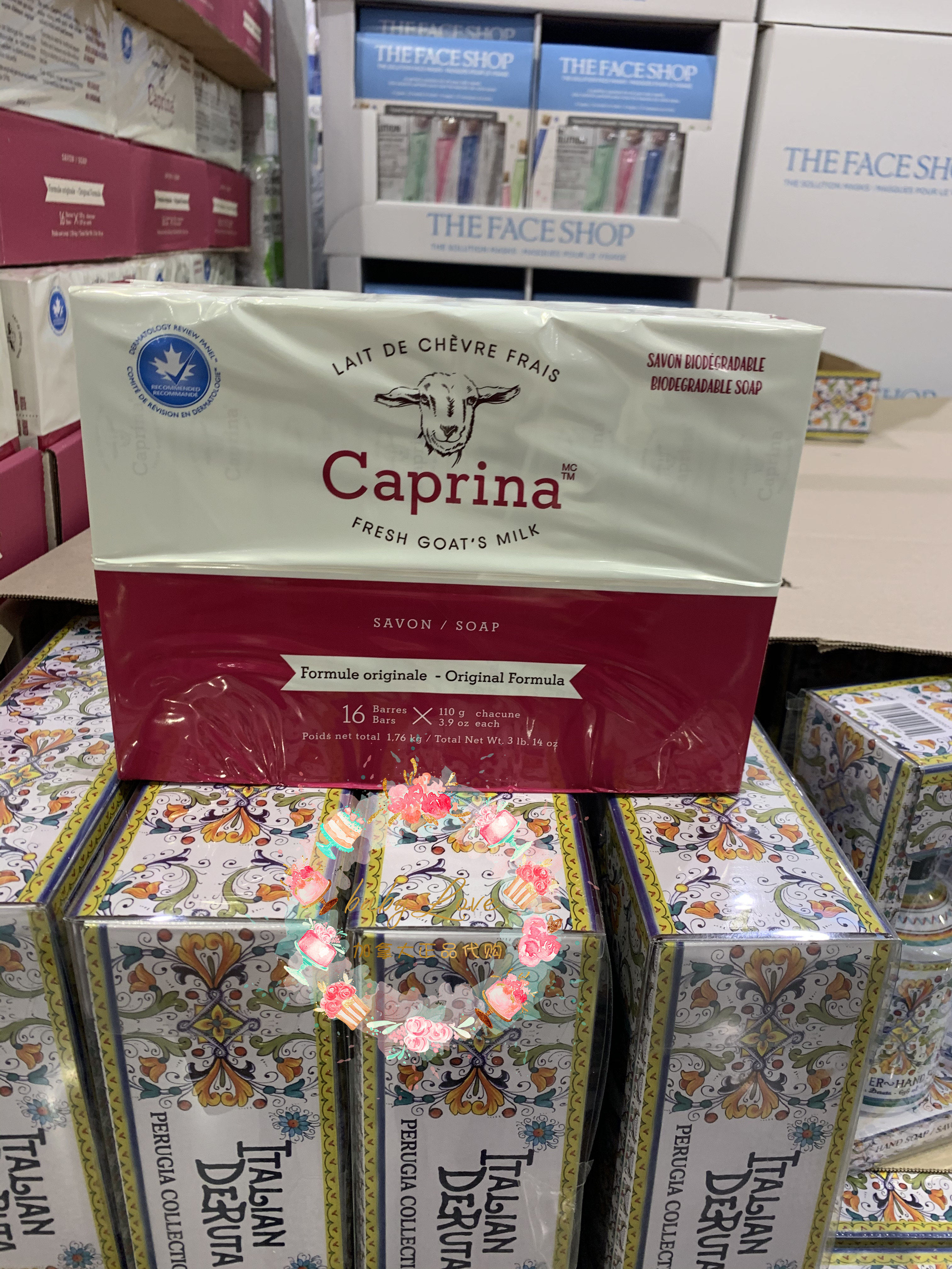 Spot Canada Kenus Canus Canus goat Milk Soap Handmade Baby Wash Face Bath Cleaning Face 110 gr piece