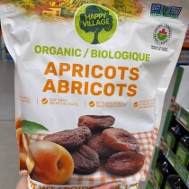 Canada Happy Village natural organic large almond dried apricot dried apricot dried apricot dried apricot 1 13kg
