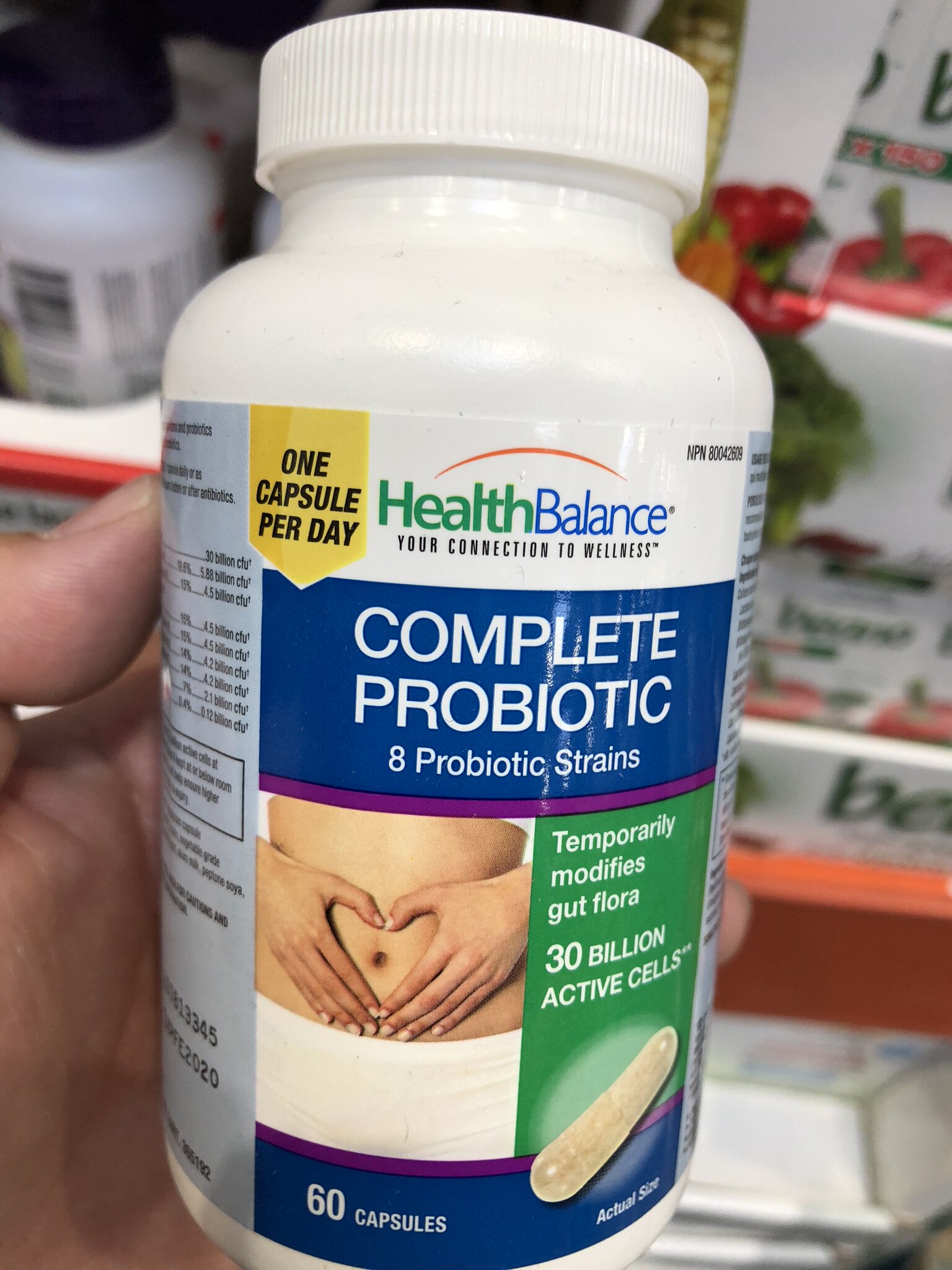 Spot Canada Health Balance Healthy Balance Probiotic Capsule 70 grains