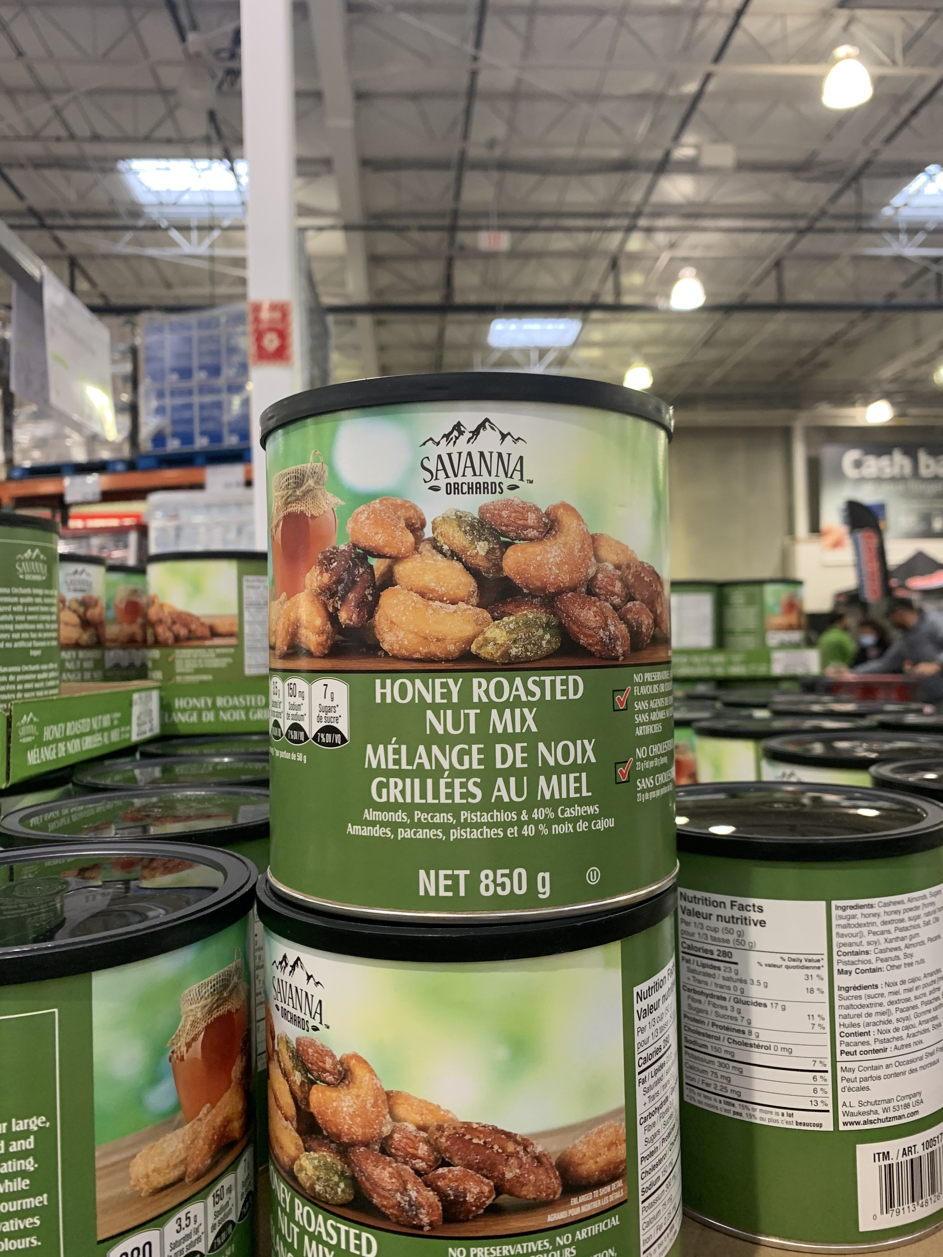 Spot Canada SAVANNA HONY ROASTED honey baking mixed nuts 850g