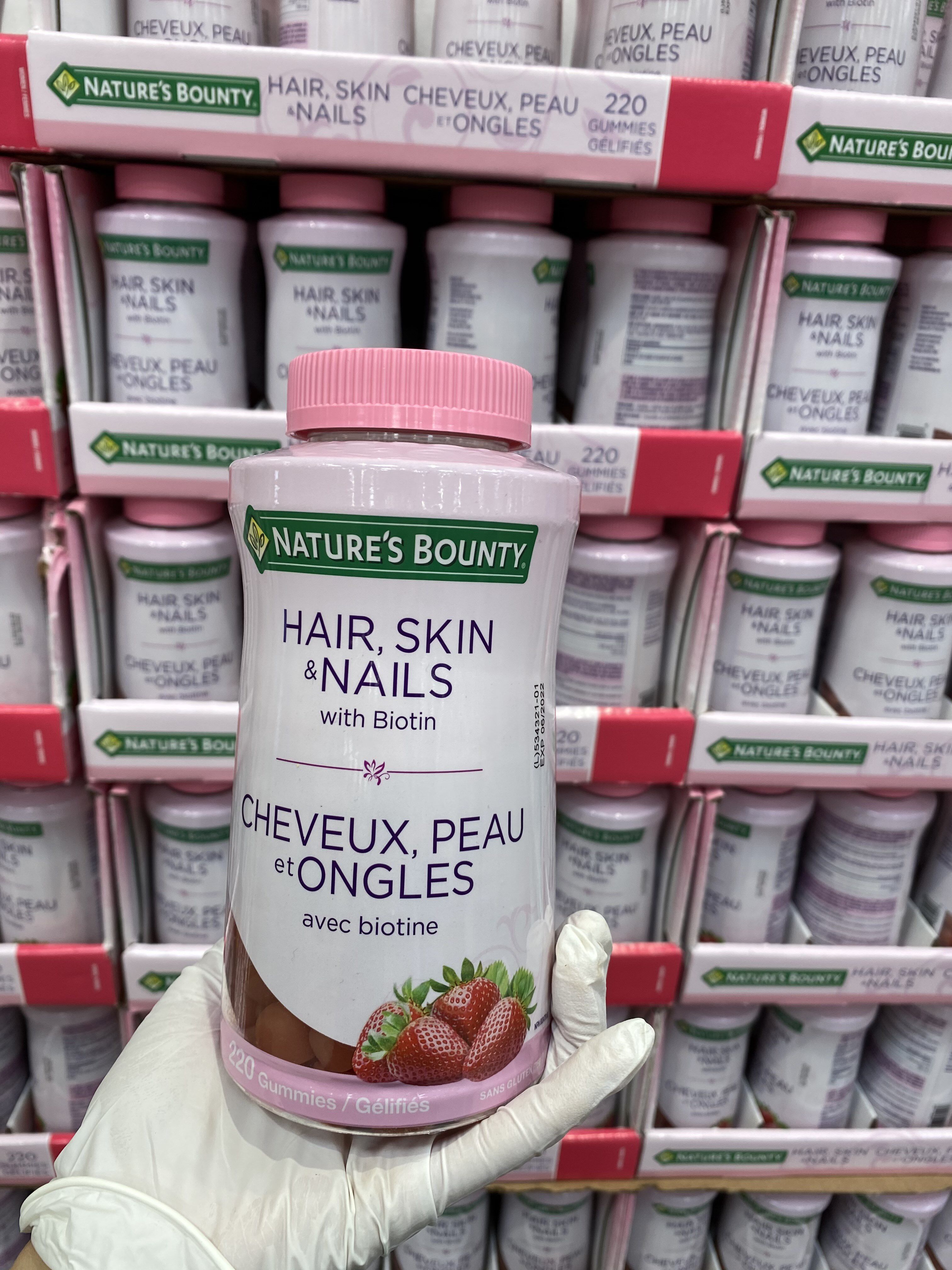 Spot Canada Nature's Bounty Natural treasure Hair Skin Nail Collagen soft sugar