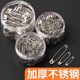 Old-fashioned safety pins fixed clothes buckle pins bed sheets