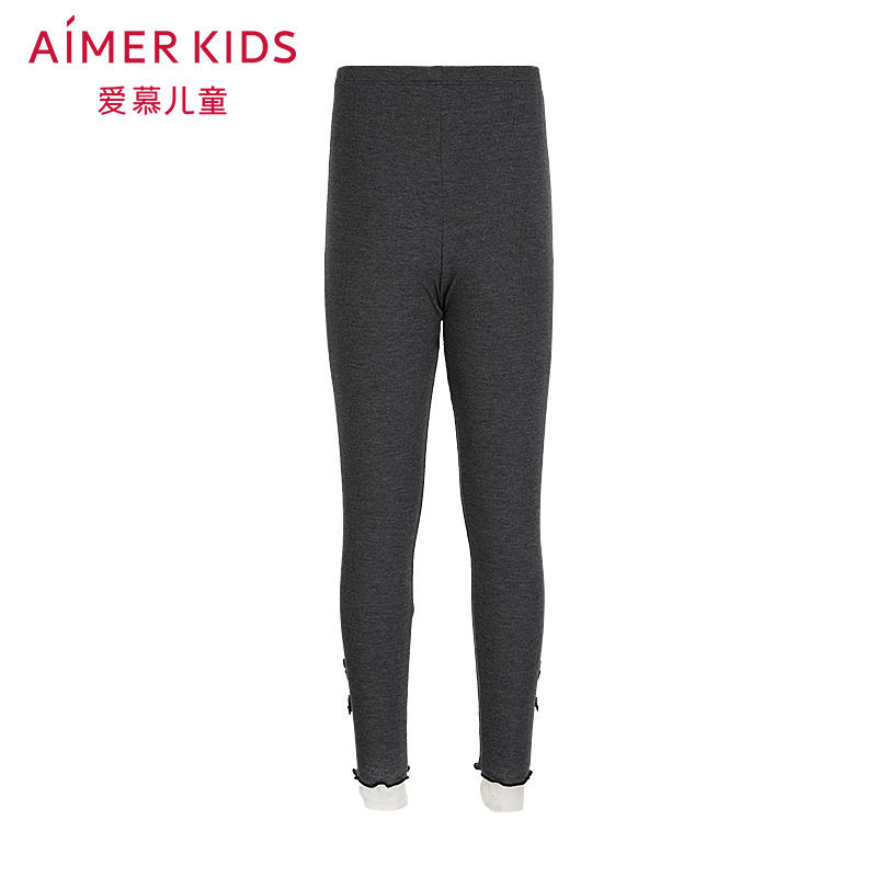 AIMER Children Fashion Inner Lap Pants Girl Modell Rou Tattoo Thin stretch spring summer inside lap pants AK1822241