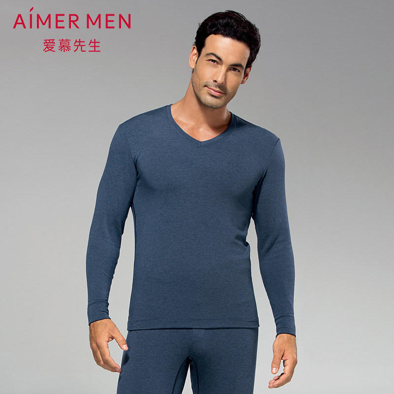 Mr. AIMER Fever Coat Men's Red Autumn Clothes Warm Suede V Collar Single Layer With Cashmere Beating Bottom Blouse NS72J11