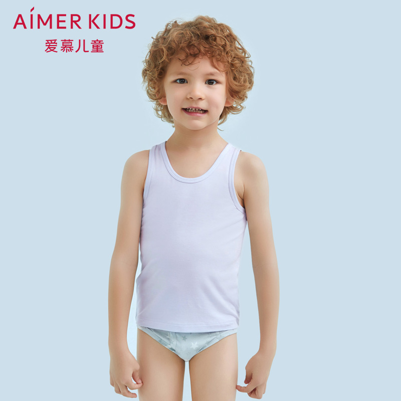 Love children's vest boy angel vest modal hurdle vest AK2111101