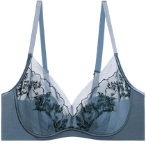 (Dark Autumn) Love Petal Bra Womens Soft Support Gathering Tolerance Hidden Hole Breathable Bra AM138791
