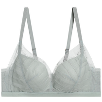 Adore pleated underwear for women without rims medium-thick molded cup hidden holes small breasts gathered sexy lace bra AM179551