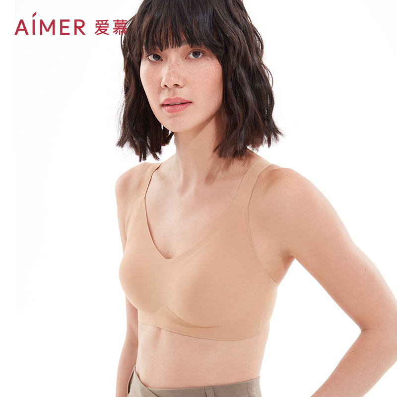 (Dongli Fashion) AIMER lingerie female vest style large chest display with small large size for receiving auxiliary milk cuddle bra AM176241