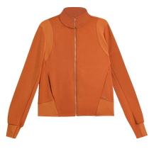 AiMoSports Chenfeng Womens Modal Soft Stand Collar Zipper Casual Long Sleeve Jacket AS144T22