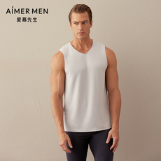 Теплый жилет aimer men爱慕先生20aw牛奶丝绒暖衣宽肩背心ns72d475