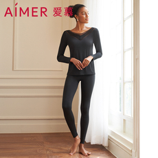 Кальсоны aimer爱慕暖丝保暖内衣女单层长裤秋冬加绒秋裤打底裤am733311