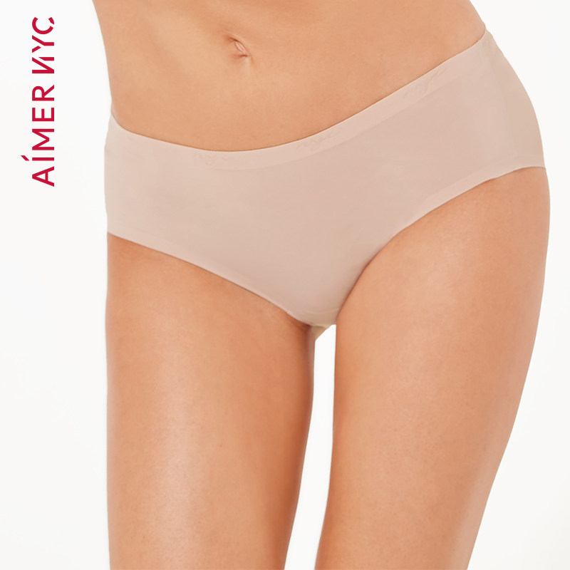 AIMERNYC Underpants Women UNIONII Club II Waist Four-corner Pants Lady AN230511