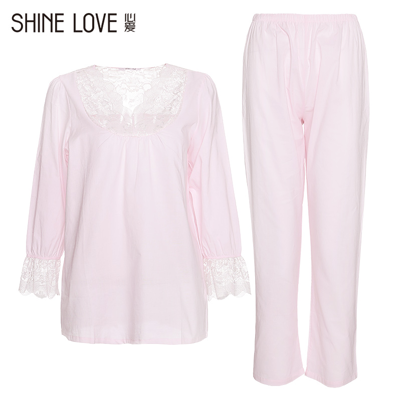 Pyjama pour femme SHINELOVE   en Coton à manches longues - Ref 2991499 Image 2