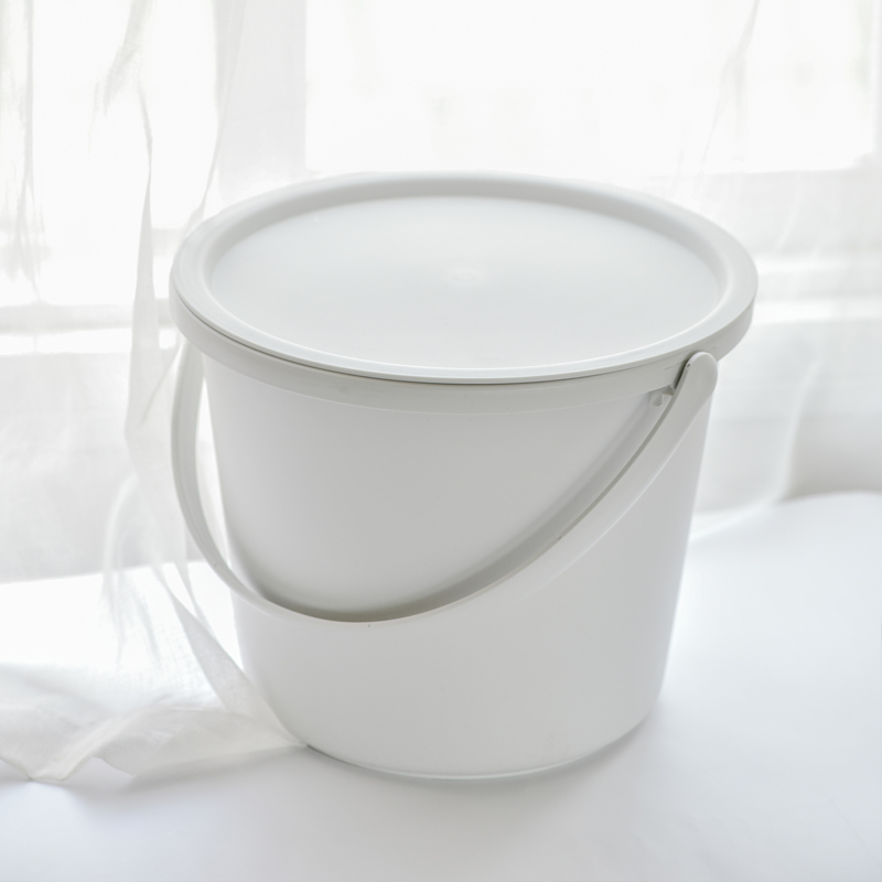 Home Plastic Bucket With Lid Laundry Bucket Hand Storage Bucket Bucket Kitchen Clean Barrel Thickened Drum Large Bucket