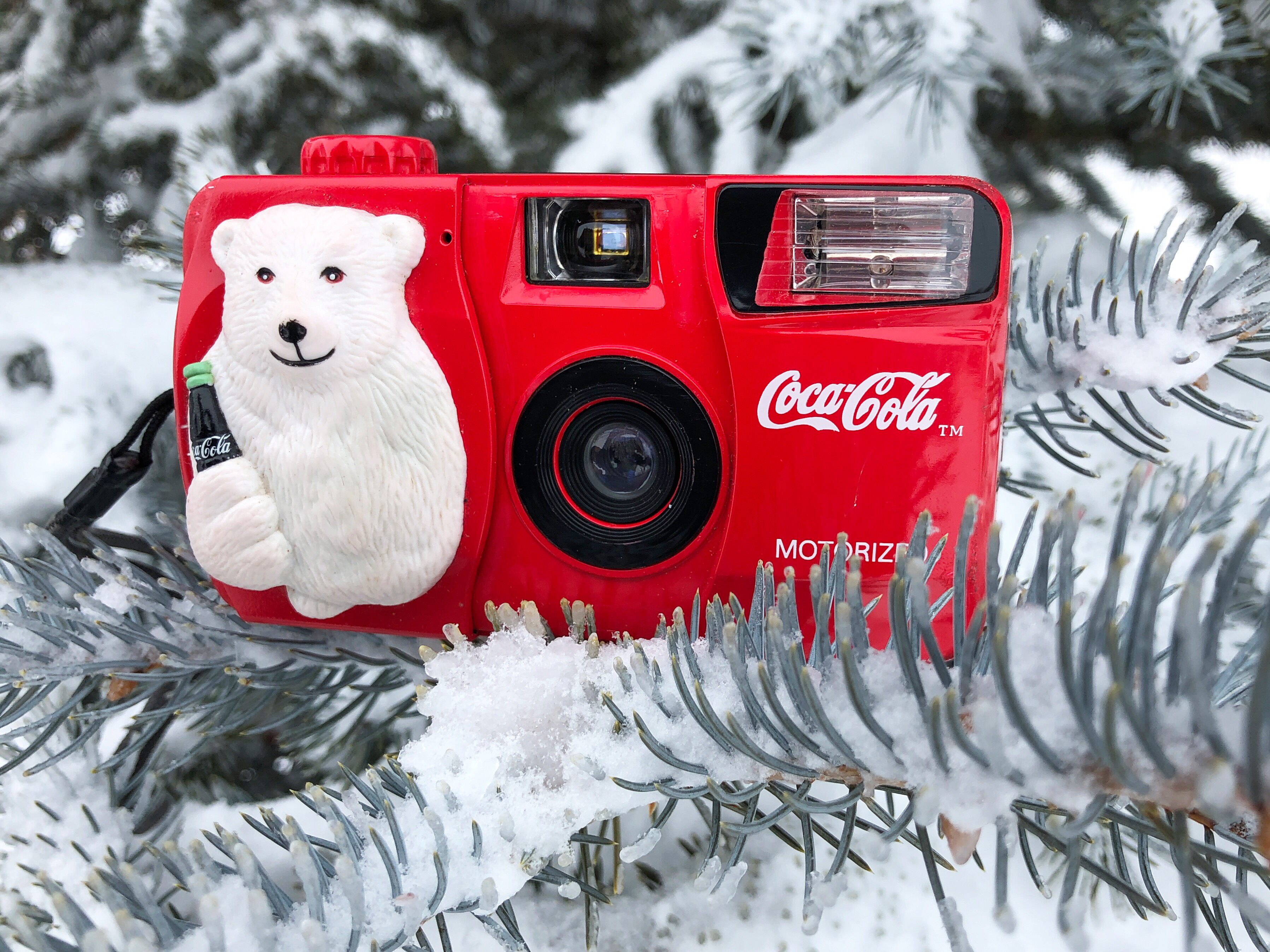 (Film pill) Christmas gift Coca-Cola film machine CocaCola film camera birthday gift