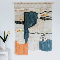 Mega Hotel Xuanguan Three-dimensional Woven Tapestry Decoration Abstract Prototype Board Room Brocade Color Modern Wall Wall-mounted