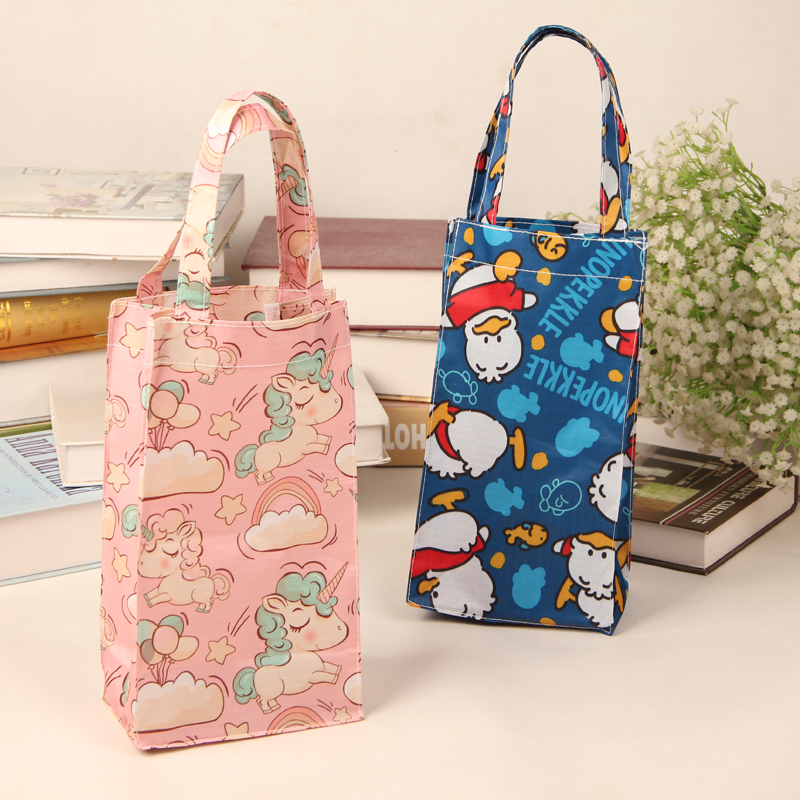 Creative cartoon water - resistant cup bag Umbrella bag cute kettle handbag outdoor universal collection bag