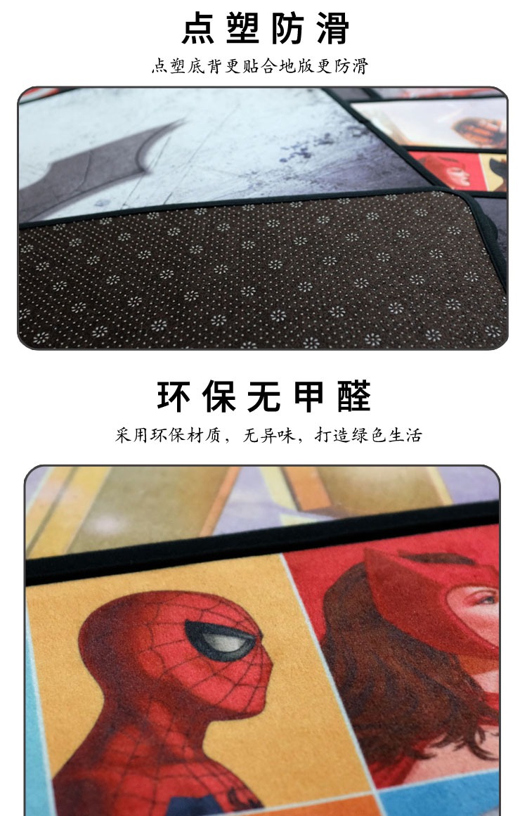 Tide thương hiệu kaws giải phẫu phong cách đường phố phong cách phòng ngủ nhà bếp cửa sổ bay dài đầu giường thảm chống trượt thảm - Thảm thảm cuộn