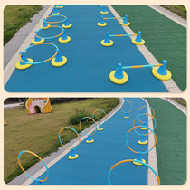 Childrens ring hurdle drill ring game props kindergarten body intelligent outdoor sports combination sensory training equipment