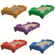 Kindergarten early education center parent-child Garden children tasteless plastic stacked bed nap special bed storage simple and convenient