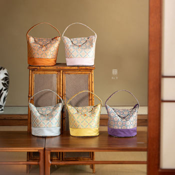 Zhishe chaohua pattern tea pack traditional crafts chinese retro palace tea set portable storage bag