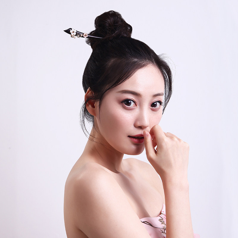 Phoenix Nirvana Hair Bun Black And Ebony Tassel Stepping Chinese