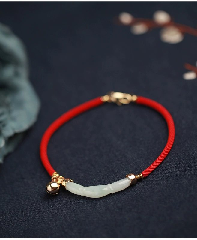 Phượng hoàng Nirvana gió retro dây đỏ vòng chân nữ handmade chuông gợi cảm năm nay có tiếng nói gió quốc gia chạm trán lắc chân nữ inox