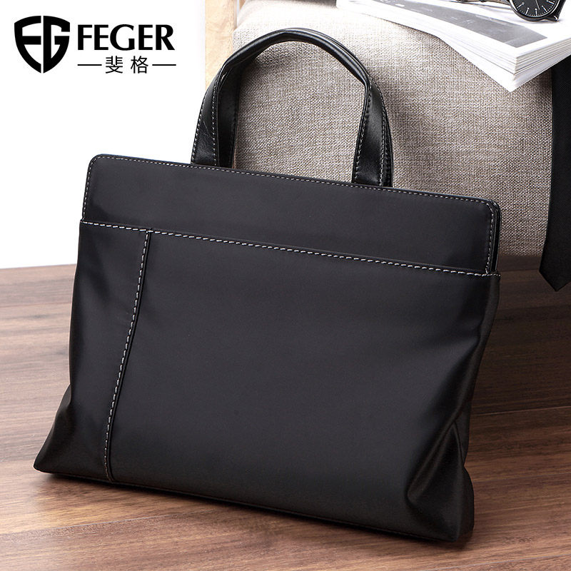 Feig men's bag canvas briefcase men's shoulder bag Oxford cloth messenger bag casual backpack business handbag men
