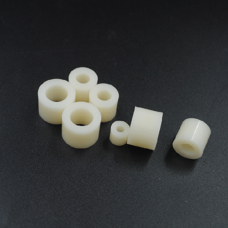 Rigid ABS cylinder Nylon plastic washer ring Silicone rubber gasket support column tube flat washer shock absorber ring