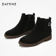 Daphne 2020 Spring and Autumn New British style boots Chelsea short boots Phiên bản Hàn Quốc Giày bốt đơn Martin mỏng - Kính đeo mắt kính