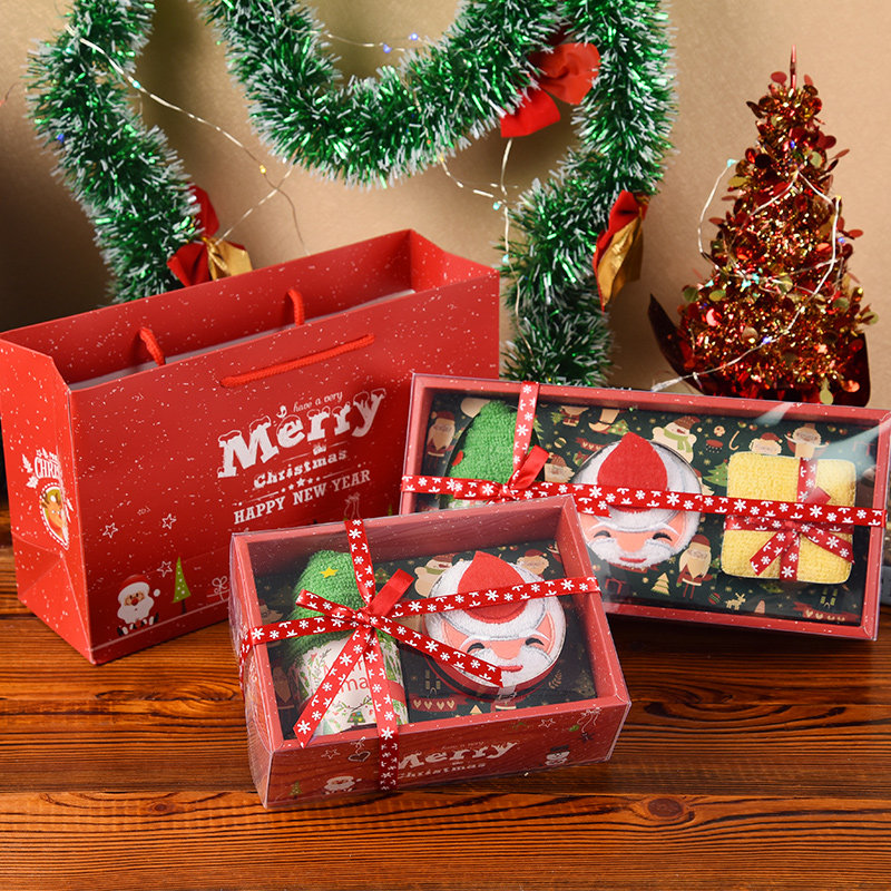 Creative Practical Christmas Gift Towel Suit Practical Little Gift Kindergarten Small Gift New Year Gift