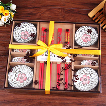 Wedding Birthday Wedding Birthday Wedding Companion Hand Back Gift Ceramic Cutlery Practical Open Meeting Creative Joite Gift Suit