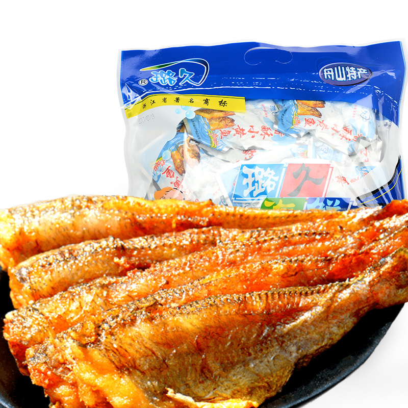 Zhoushan seafood Lujiu crispy small yellow fish 500 grams of ready-to-eat specialty snacks