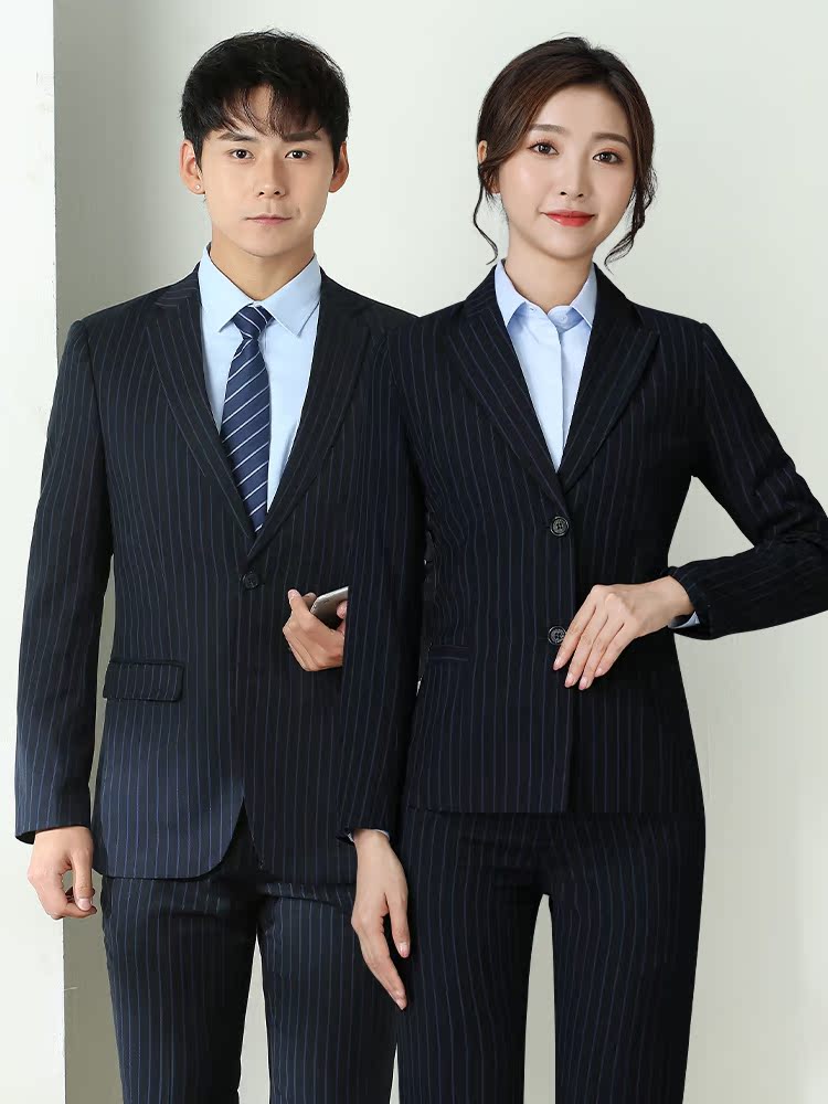 New Spring Autumn Bank Women's Workwear Costume Costume Men Male Malaysian Male Malaysian Pants Uniform