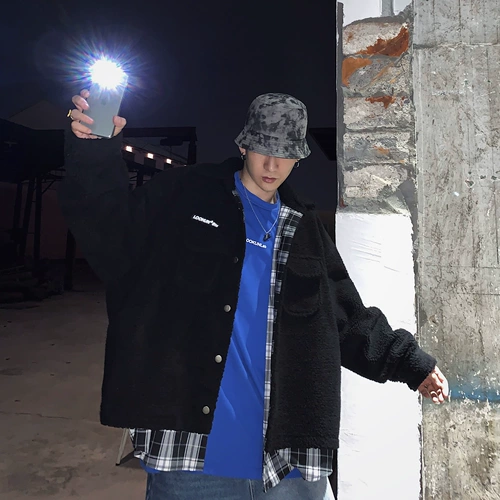 Комплект, бархатный зимний пуховик, куртка, свободный крой