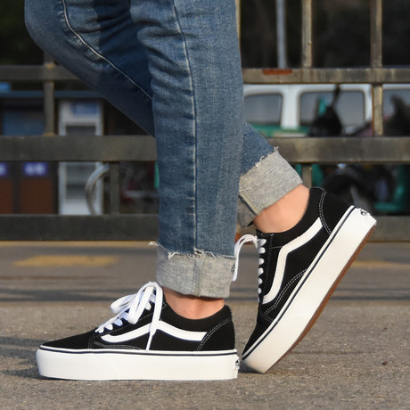 thick platform vans