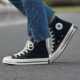 Converse Converse 1970s Samsung tiêu chuẩn màu đen thấp để giúp giày vải nam và nữ cao 162058C / 162050C