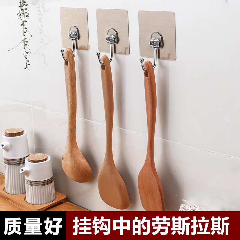 Bathroom free from punching suction cup hooks powerful viscose glue hooked bearing washroom door rear wall without mark sticking kitchen-Taobao