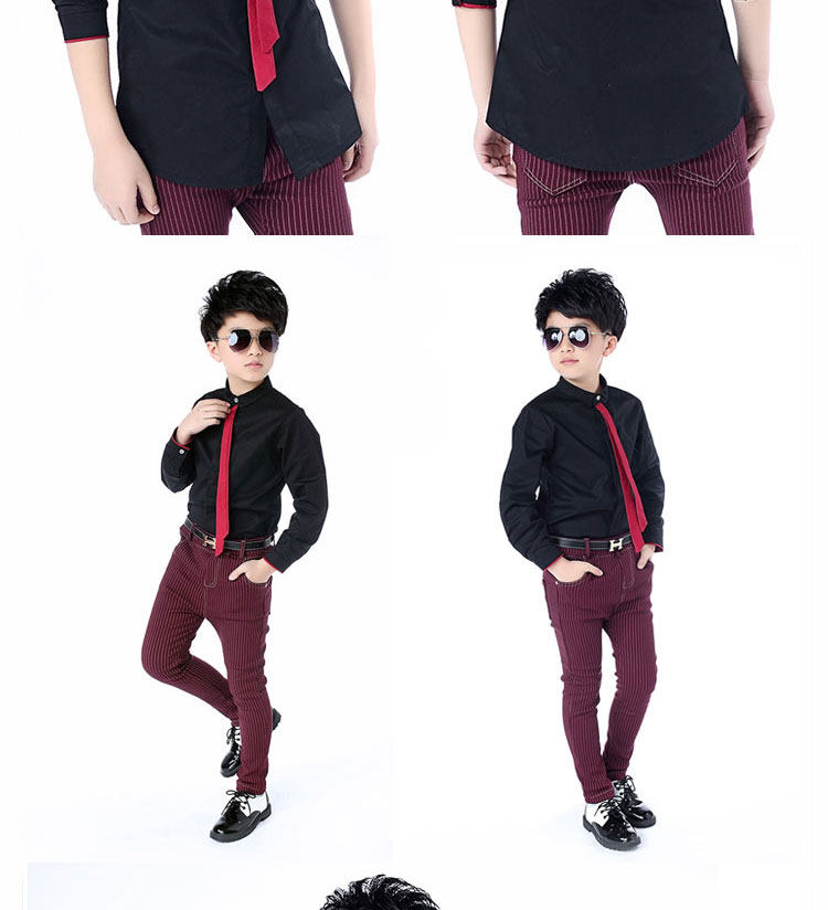 Chemise garcon à manche longue - Ref 2073469 Image 101