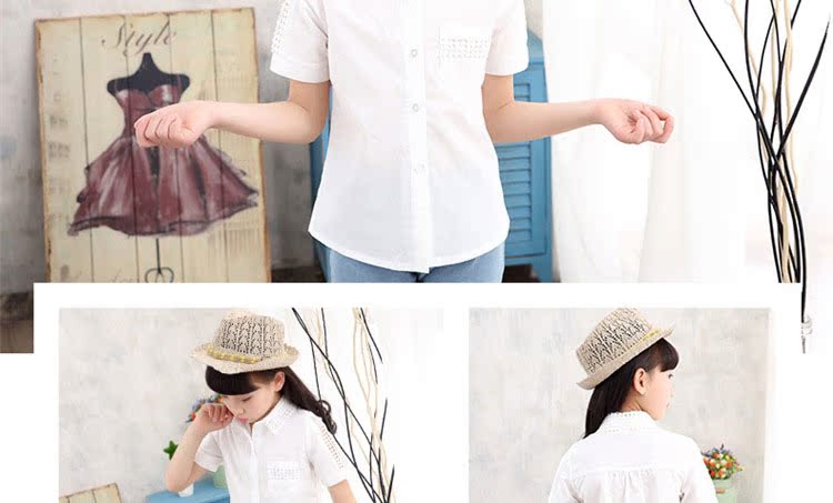 Chemise fille à manche longue - Ref 2084513 Image 96