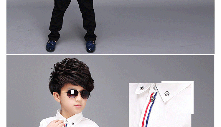 Chemise garcon à manche longue - Ref 2074252 Image 30