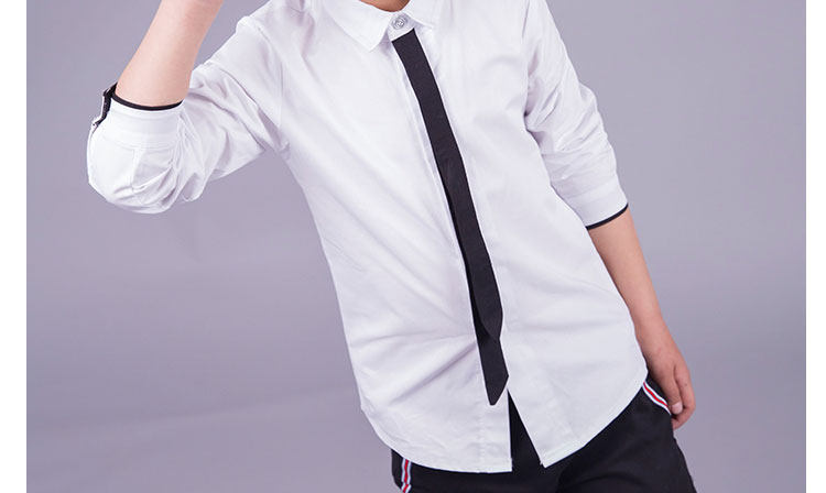 Chemise garcon à manche longue - Ref 2073469 Image 75