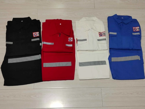 Хлопковый комбинезон, красный демисезонный светоотражающий пуховик, защита от ожогов